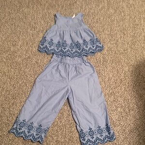 GAP Light Blue Baby Outfit